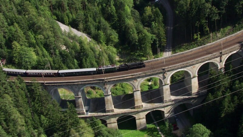 Die Semmeringbahn. – Bild: Bergblick Die Semmeringbahn. – Bild: Bergblick