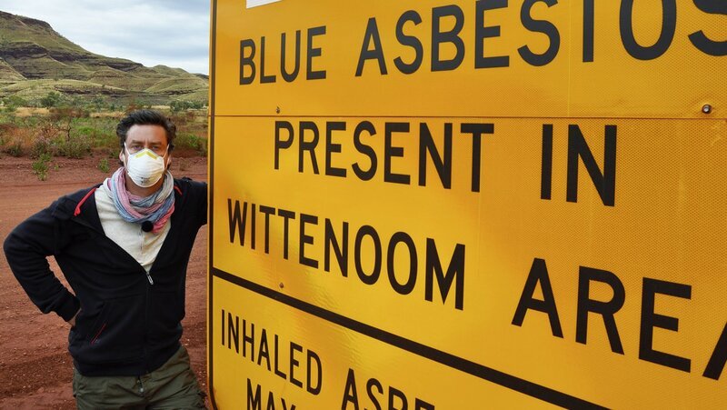 Sven Furrer besucht die Sperrzone von Wittenoom. – Bild: 3sat