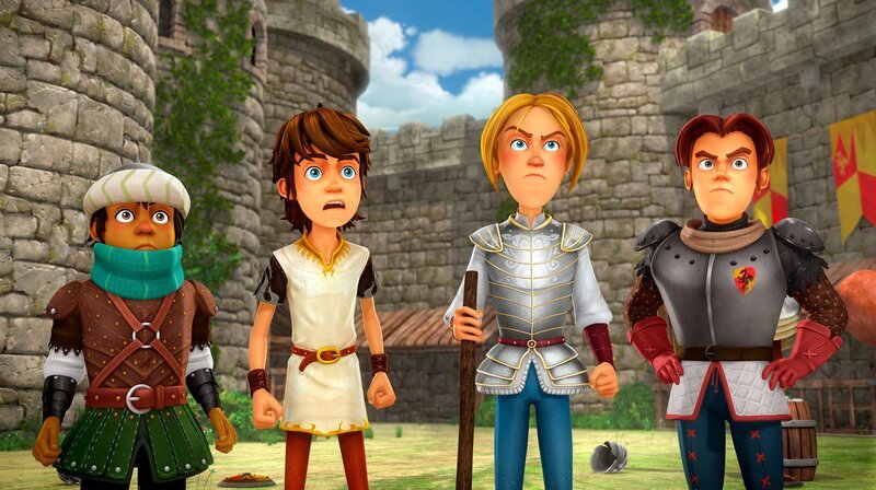 Arthur und seine Freunde sind entsetzt: Sie sollen für ihr gefundenes Pferd ein Lösegeld verlangen! – Bild: SWR/​Blue Spirit Productions/​Télé