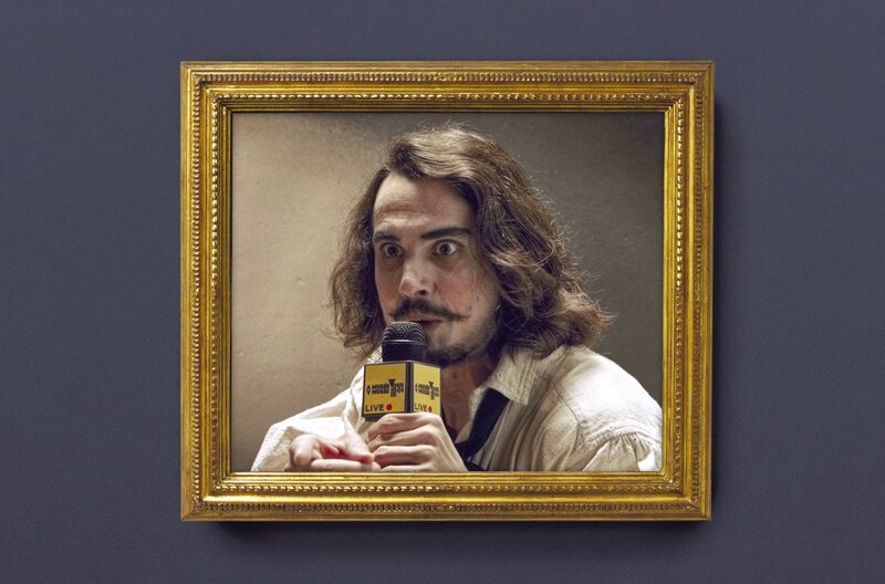 Courbet ist außer sich: „Der Ursprung der Welt“, eines seiner Meisterwerke, wurde soeben wegen Darstellung von Nacktheit von Facebook, Twitter und Instagram gelöscht. – Bild: A Musée Vous, A Musée Moi