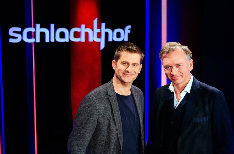 Von links: Michael Altinger und Christian Springer. – Bild: BR/​Lisa Hinder