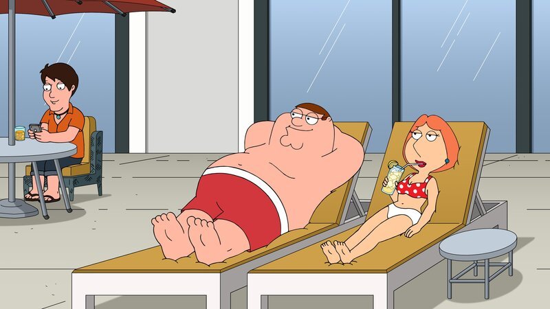 Peter Griffin (l.); Lois Griffin (r.) – Bild: 2021⁠–⁠2022 Fox Broadcasting Company, LLC. All rights reserved. Lizenzbild frei