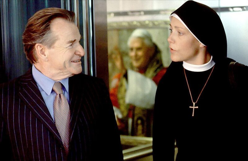 Fritz Wepper (Wolfgang Wöller), Janina Hartwig (Hanna Jakobi). – Bild: ORF/​Kineos