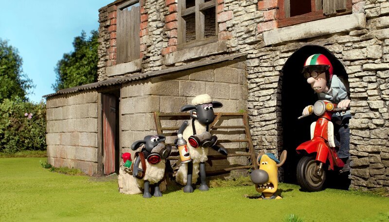Mit ihren Streichen setzen Shaun und Timmy Bitzer heute ganz schön zu. – Bild: WDR/​Aardman Animations Ltd.