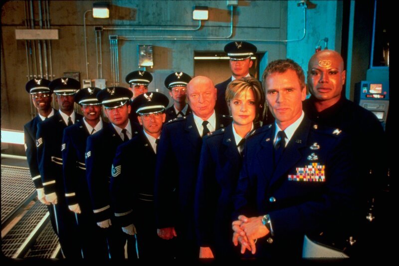 Stargate SG1 Season1 EP FIRE AND WATER, Stargate SG1 Staffel1, regie USA, Darsteller Don S. Davis; Amanda Tapping; Richard Dean Anderson; Christopher Judge – Bild: Syfy