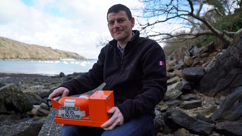 Brest, France – Secretary of the European Network of Civil Aviation Safety Investigation Authorities, Olivier Ferrante, offers insight into the Air France 447 investigation.  (Electric Pictures/​Torstein Dyrting) – Bild: Torstein Dyrting /​ Electric Pictures