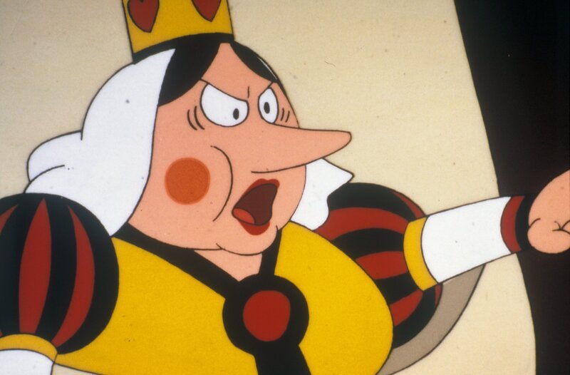 „Alice im Wunderland“, „Die verärgerten Kängurus.“ Die Herzkönigin hält im Keller australische Schafe gefangen und durch das Schloss hüpfen Kängurus. Das bringt Alice auf die Idee, selbst nach Australien zu reisen, um auch Koalabären und Schnabeltiere kennenzulernen. – Bild: ORF 1