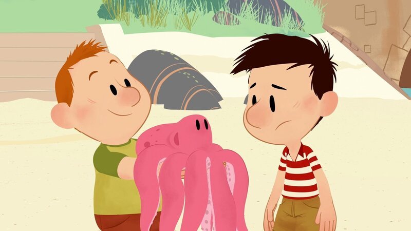 Ein Oktopus ist keine Sardine. Aber für Otto ist es ein geleichwertiger Ersatz. – Bild: SWR/​MEDIA VALLEY/​BELVISION/​Le Petit Nicolas