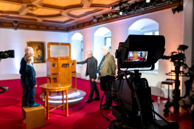 Während der Aufzeichnung von „Kunst + Krempel“. – Bild: Ralf Wilschewski /​ BR