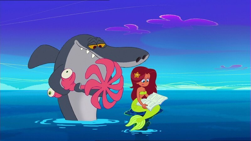 Marina und Sharko möchten eine Kreuzfahrt machen. – Bild: Xilam Animation