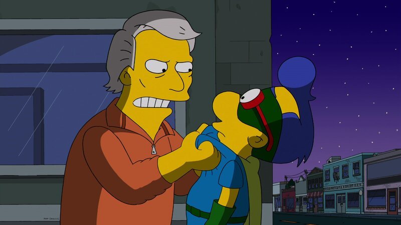 Die Kunden stehen vor dem Laden des Comicverkäufers Schlange, als das neue „Radioactive Man“-Heft herauskommt – dabei kommt es auch zu Reibereien … – Bild: © 2013 Twentieth Century Fox Film Corporation. All rights reserved.