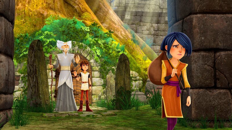 Alle Tintagels sind von Schloss Camelot verbannt. Auch Morgan! – Bild: SWR/​Blue Spirit Productions/​TéléTOON+/​Canal+