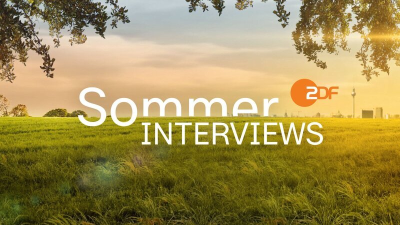Logo: „Berlin direkt – Sommerinterviews“ – Bild: ZDF