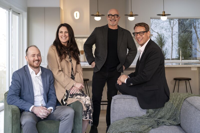 (v.l.n.r.) Joel; Anna; Neale Whitaker; Andrew Winter – Bild: Foxtel Management Pty Limited and Beyond Entertainment Limited