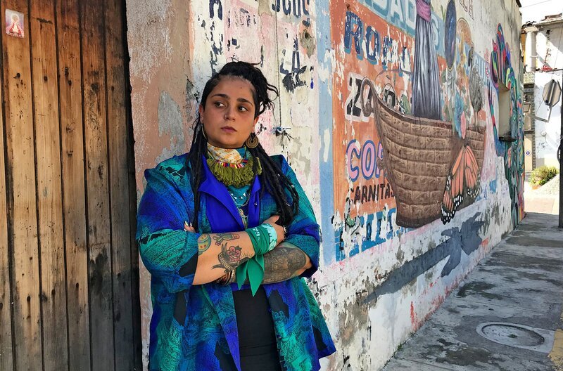 Eine starke Stimme für die Frauen. Die feministische Hip-Hop Sängerin Audry Funk. – Bild: SWR/​Heike Nikolaus