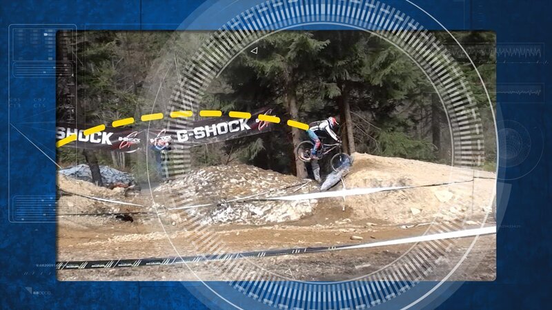 In spite of his run up, the rider’s parabolic trajectory is too short and his bike collides with the ramp …making his front wheel a pivot and he flies face first into the muck. – Bild: The National Geographic Channel