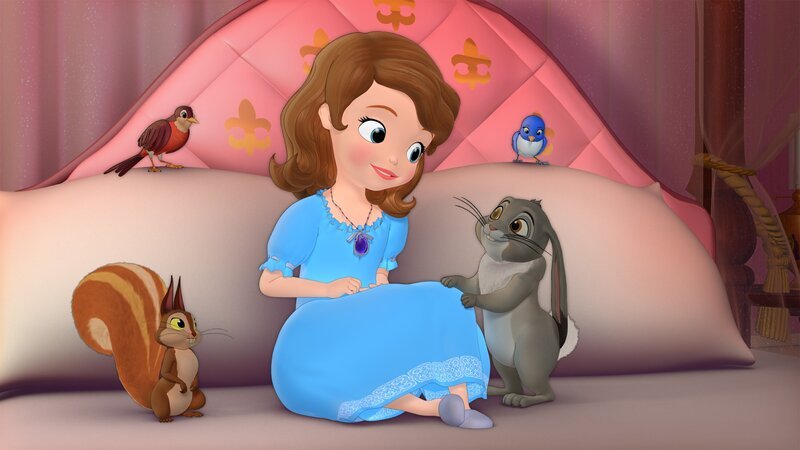 In der königlichen Akademie findet ein fliegendes Reitturnier statt. Sofia will daran teilnehmen und versucht gegen alle Widerstände zu beweisen, dass eine Prinzessin alles erreichen kann. – Bild: Disney Junior