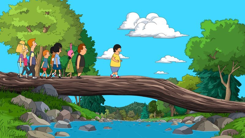 v.li.: Jocelyn, Tammy, Jimmy Jr., Rudy, Darryl, Tina, Louise, Zeke, Gene – Bild: Paramount /​ FOX /​ FOX BROADCASTING /​ BOB’S BURGERS and TCFFC