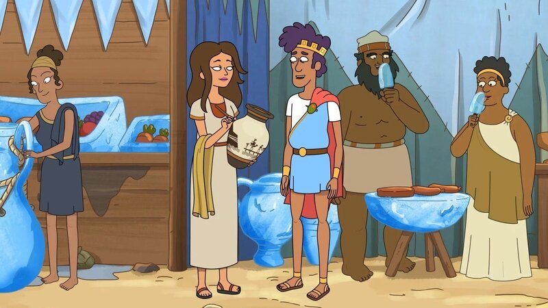 Tina (2.v.l.), Tyrannis (m.) – Bild: The Movie Database