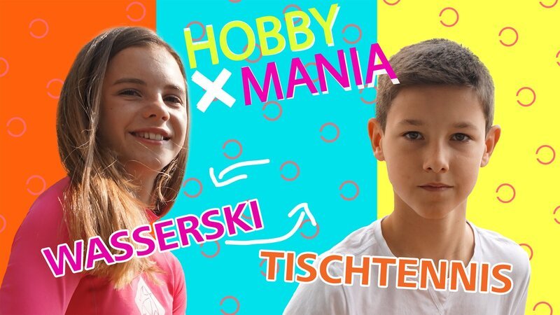 Emily fährt am liebsten Wasserski und tauscht ihr Hobby mit Luca, der Tischtennis spielt. – Bild: MDR/​Cine Impuls