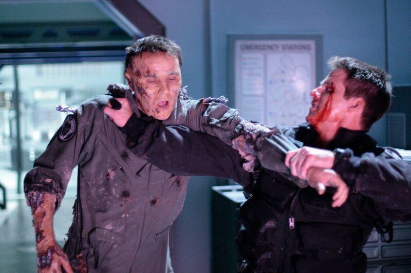 James Marrick (Currie Graham), Lt. Col. Cameron Mitchell (Ben Browder) – Bild: TVP /​ PAT