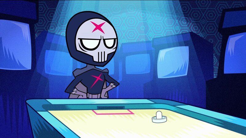 Red X – Bild: Warner Bros. Entertainment Inc. TEEN TITANS and all related characters and elements are copyrights and trademarks of DC. All Rights Reserved.