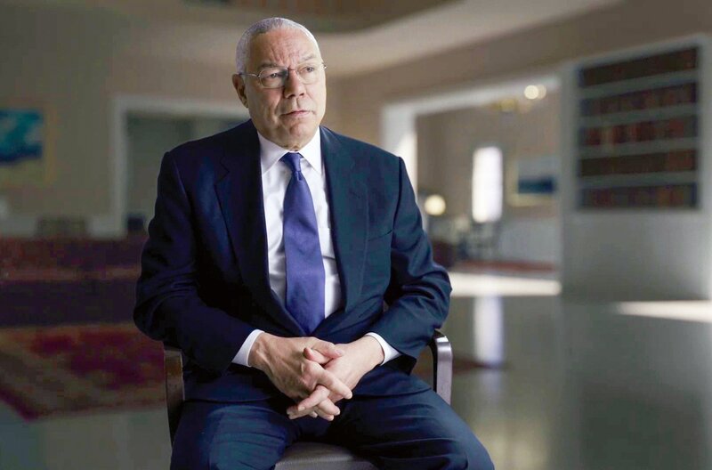 „We can’t go everywhere. We are not the world’s policeman“, sagt der ehemalige US-Außenminister Colin Powell. – Bild: Les Films du Poisson