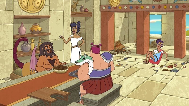 v.li.: Shlub, Deliria, Stupendous, Tyrannis – Bild: The Movie Database