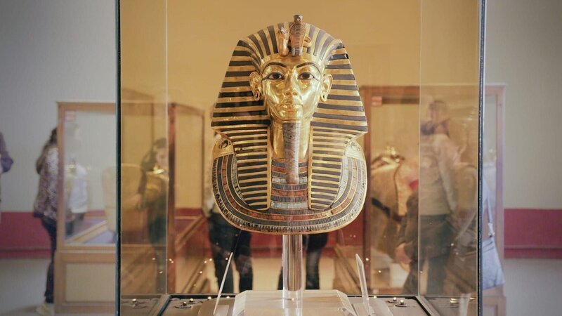 Goldene Gabe: die Totenmaske des sagenumwobenen Pharaos Tutanchamun. – Bild: TVDB