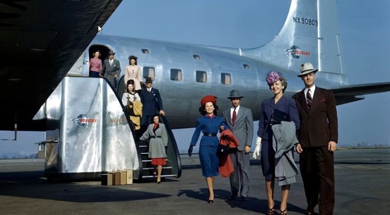 Als Fliegen noch Luxus war: „Terra X History“ erzählt die Geschichte vom Passagierflug – vom exklusiven Flieger zum Billigflug. – Bild: Geoffrey Thomas /​ ZDF