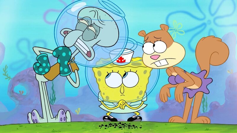 v.li.: Squidward, SpongeBob, Sandy – Bild: The Movie Database