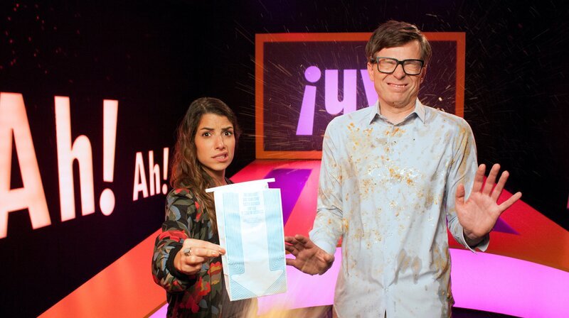 Clari und Ralph beschäftigen sich heute mit dem Thema „Drehdich“. – Bild: WDR/​Thorsten Schneider