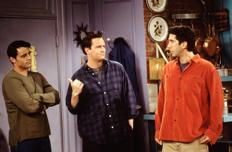 Matt LeBlanc, Matthew Perry, David Schwimmer – Bild: Warner Bros Entertainment Inc.  All rights reserved. Lizenzbild frei