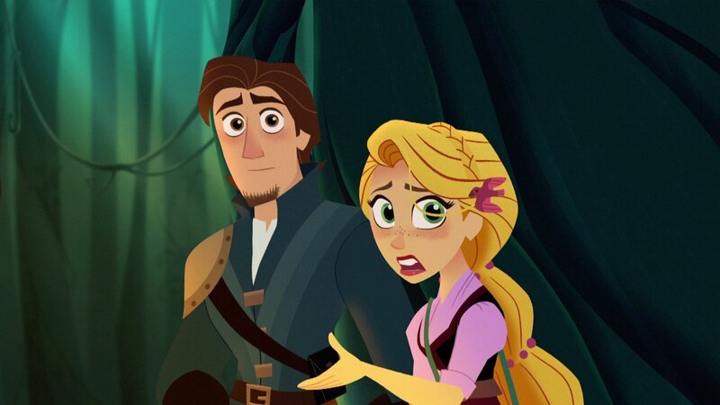 L-R: Flynn Rider, Rapunzel – Bild: Disney Channel