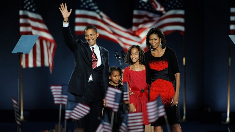 Präsident Obama tritt sein Amt an. – Bild: SRF/​CNN/​The Washington Post/​Getty Images
