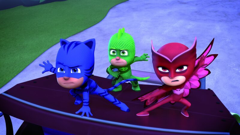 Catboy, Gecko und Eulette – Bild: The Walt Disney Company Germany
