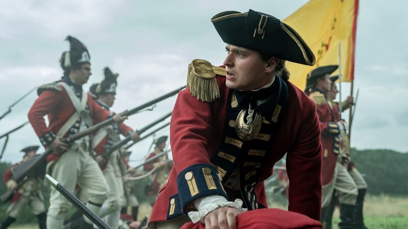 Jamies Sohn, Lord Ellesmere, in seiner ersten Schlacht: Charles Vandervaart als William Ransom – Bild: SRF/​Sony Pictures Television Inc.