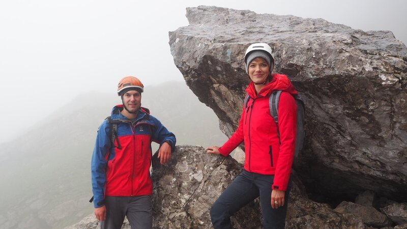Moderatorin Lena Ganschow wagt das Abenteuer Alpen. – Bild: ZDF Moderatorin Lena Ganschow wagt das Abenteuer Alpen. – Bild: ZDF