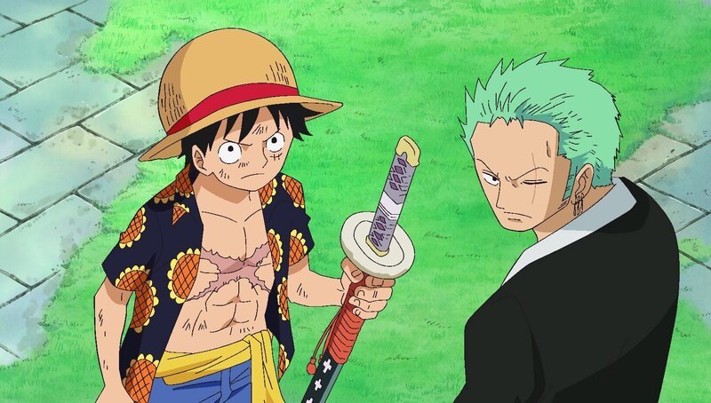Ruffy (l.); Zorro (r.) – Bild: Eiichiro Oda/​Shueisha, Toei Animation