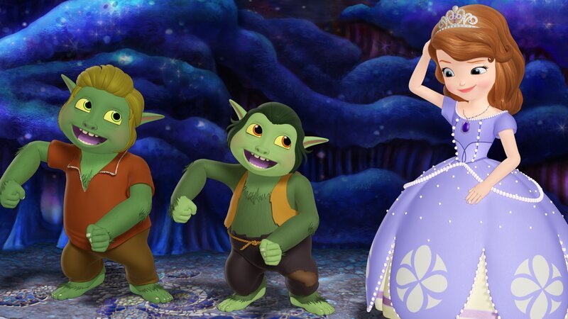 SOFIA THE FIRST – „Let the Good Times Troll“ – Sofia befriends the trolls who live in a cave near the castle and in the process teaches her family a lesson about not judging others without getting to know them first. – Bild: Disney Enterprises, Inc.