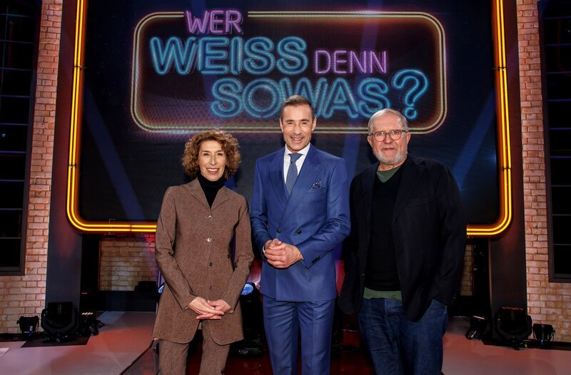 v.li.: Adele Neuhauser, Kai Pflaume, Harald Krassnitzer. – Bild: NDR/​Matzen/​ARD/​UFA SHOW & FACTUAL