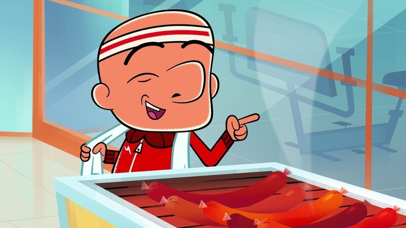 Mr. Magoo verwechselt den Geruch des Würstchenstandes mit einem neuen Parfürm von Cindy. – Bild: Xilam Animation S.A.