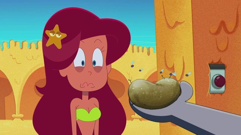 Sharkos Geschenke machen bei Marina keinen besonders guten Eindruck. – Bild: Xilam Animation