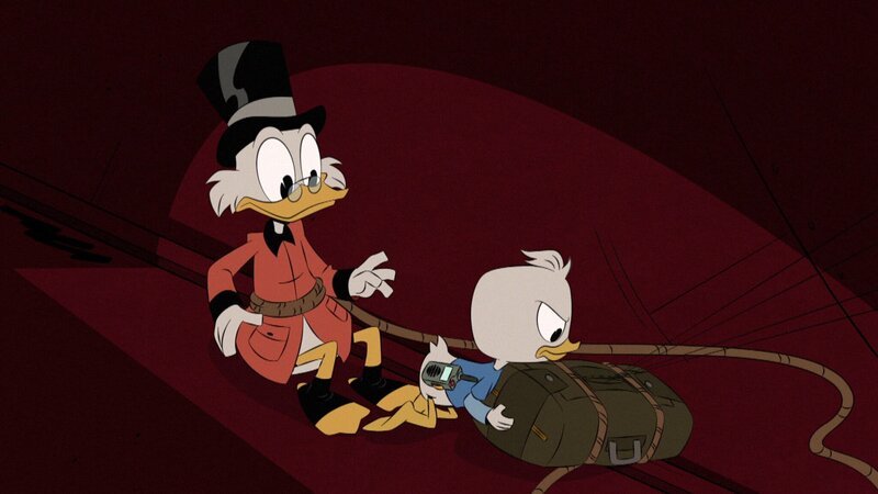 L-R: Scrooge McDuck, Dewey – Bild: Courtesy of Disney+