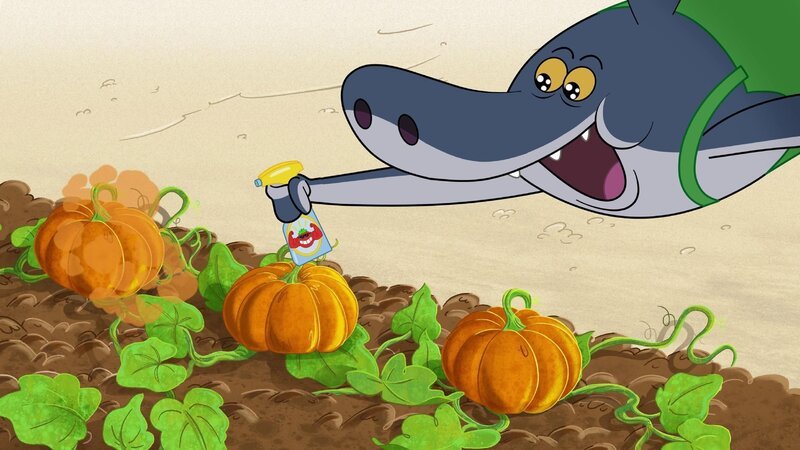 Sharko möchte der beste Gärtner weit und breit sein.  +++ – Bild: Xilam Animation /​ Sharko, der Gärtner