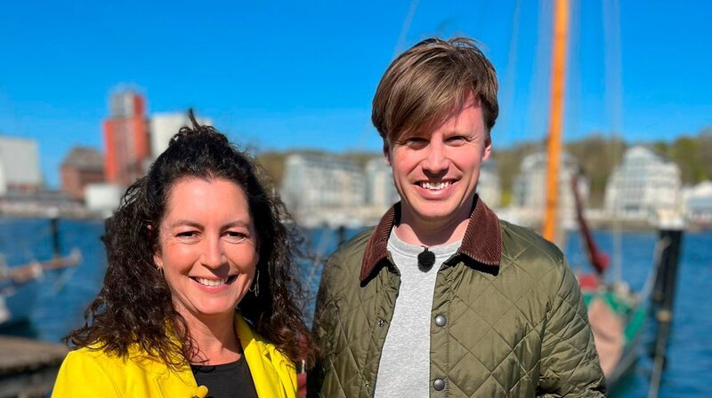 Grænzenlos – mit Simone Mischke (NDR) und Anders Køpke Christensen (TV Syd) – Bild: NDR /​ NDR Presse und Information