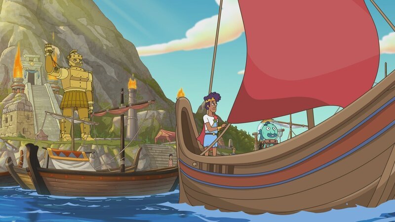 v.li.: Tyrannis, Hippocampus – Bild: Paramount /​ KRAPOPOLIS by FOX Media Inc