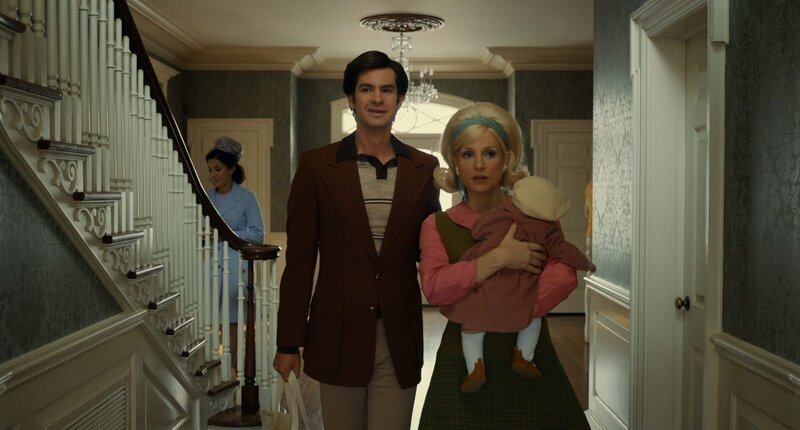 Andrew Garfield als Jim Bakker und Jessica Chastain als Tammy Faye Bakker – Bild: Searchlight Pictures