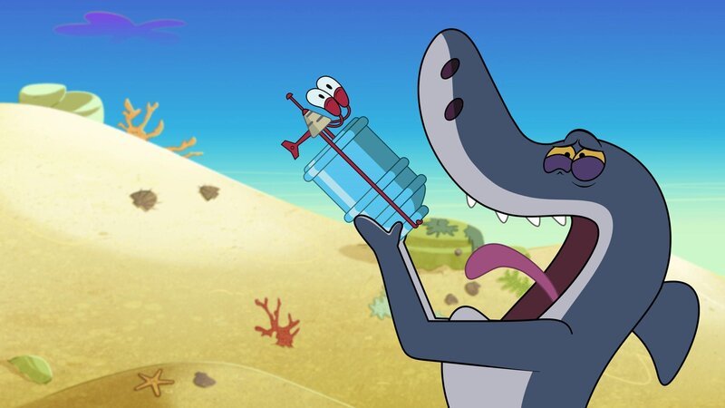 Auf dem Schiff herrscht eine große Dürre. Wo ist nur all das Wasser hin?  +++ – Bild: Gestrandet /​ © Xilam Animation
