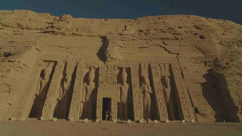 Ramses ließ seiner königlichen Gemahlin Nefertari einen Tempel in Abu Simbel errichten. – Bild: ZDF